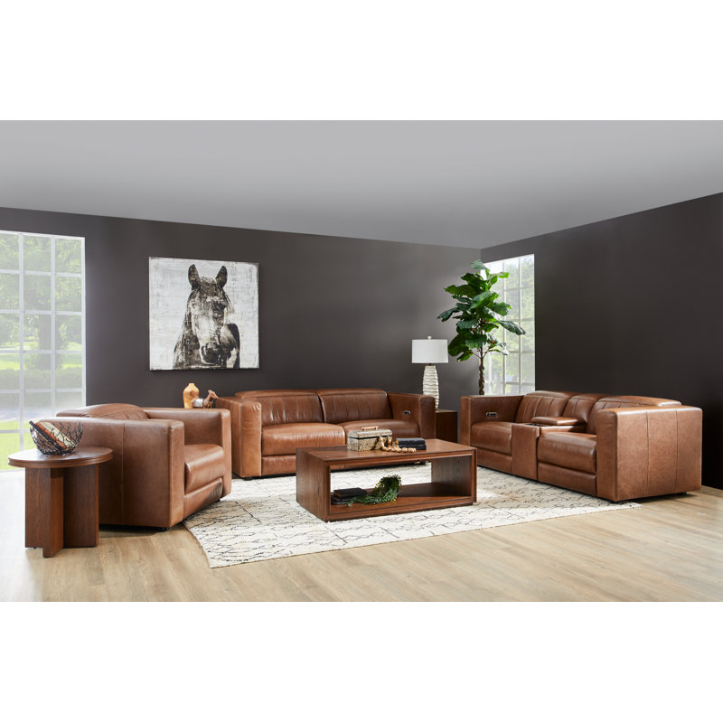 Birch Lane Idyllwild 85 Leather Reclining Loveseat Wayfair